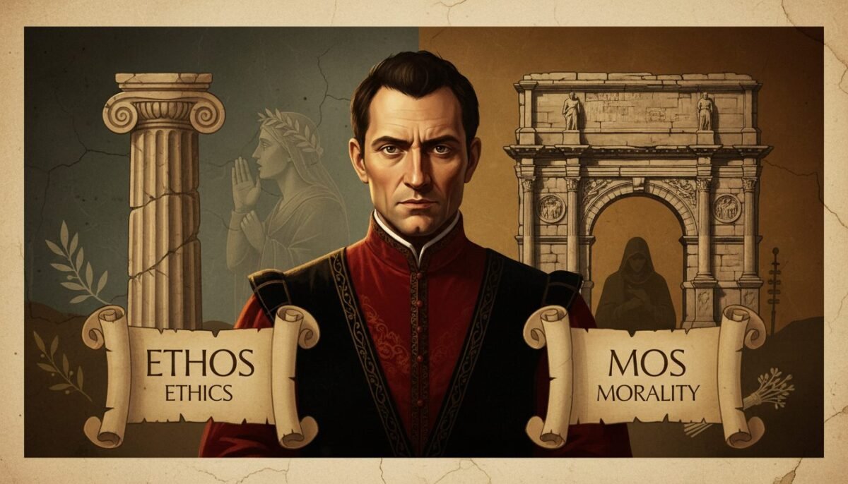 The Etymological Roots: Ethos vs. Mos